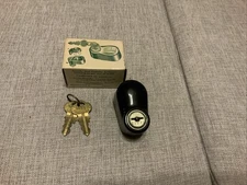 NOS 1930s  ILOK Universal Spare Tire Lock With Two Keys, All Makes-All Models