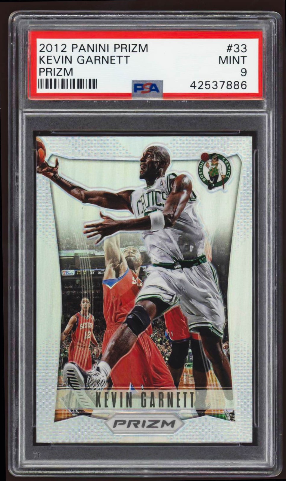 2012 Panini Prizm Kevin Garnett Silver PSA 9 - Low Pop, Only 20 Graded Higher 33