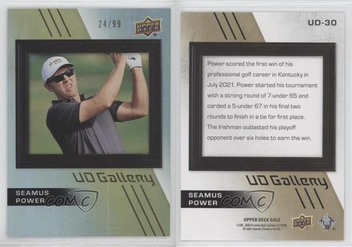 2024 Upper Deck UD Gallery Gold 24/99 Seamus Power #UD-30 1oo8 - Bild 3 von 3