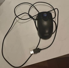 IBM MO09BO 41A4932 41A4933 Black Wired USB Mouse Tested Working