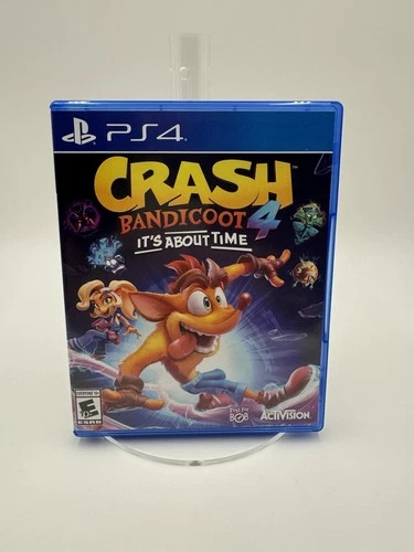 Crash Bandicoot 4 It's About Time PlayStation 4 PS4 Good Condition Tested Game