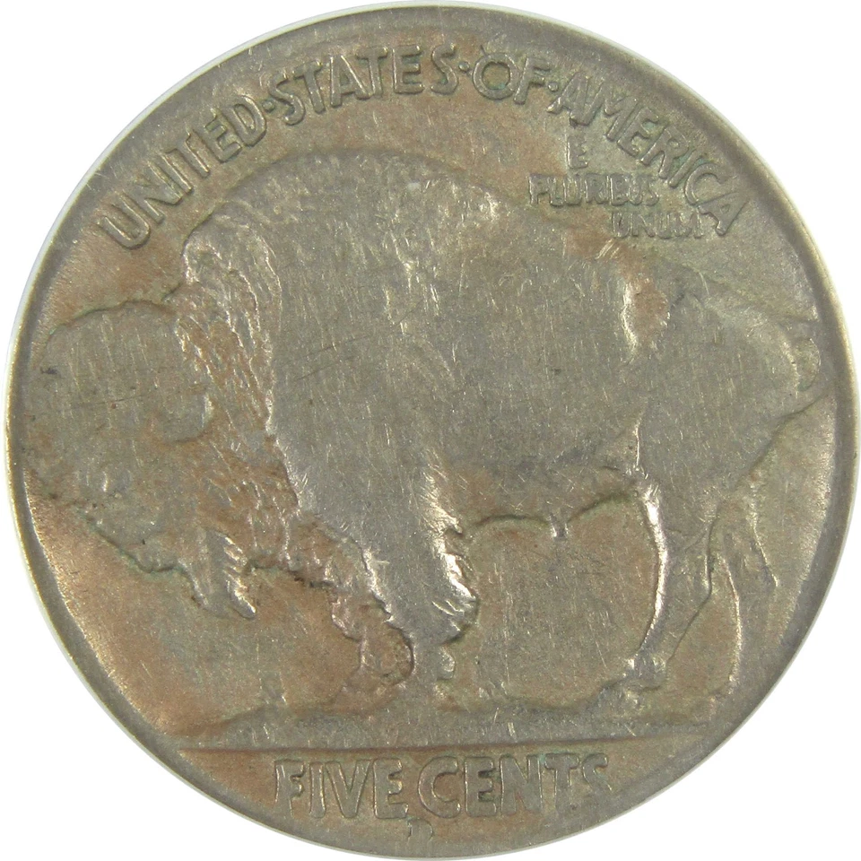 1914 D Indian Head Buffalo Nickel G 6 ANACS 5c Coin SKU:I16284 - Image 4 of 4