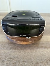 Sony Dream Machine  ICF-CD815  CD/Dual Alarm Clock Radio Excellent Condition