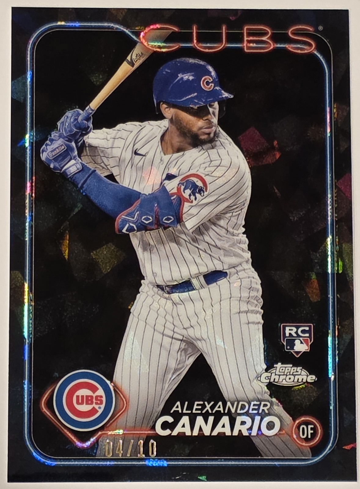 ALEXANDER CANARIO 2024 Topps Chrome Sapphire #452 BLACK Refractor /10 SSP