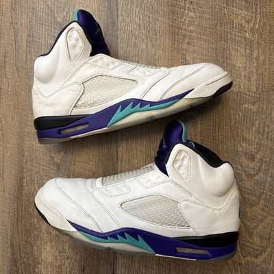Nike Air Jordan 5 V Retro Fresh Prince Laceless Grape Sz 14
