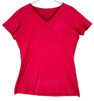 Mammut Damen V-Ausschnitt T-Shirts Größe S