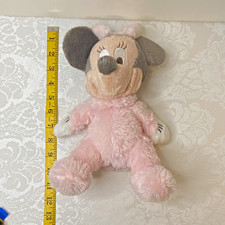 Disney Minnie Mouse Pink Plush Stuffed Animal Toy Small Ages 3-5 Bell inside
