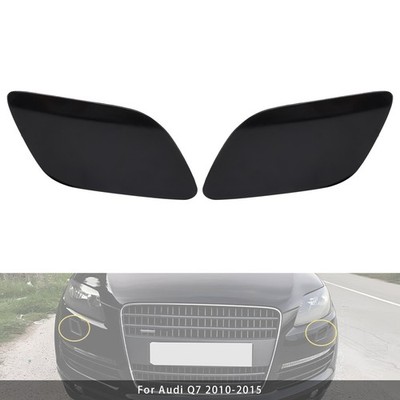 Left+Right Front Bumper Headlight Washer Cover Nozzle Cap Für Audi Q7 2010-2015