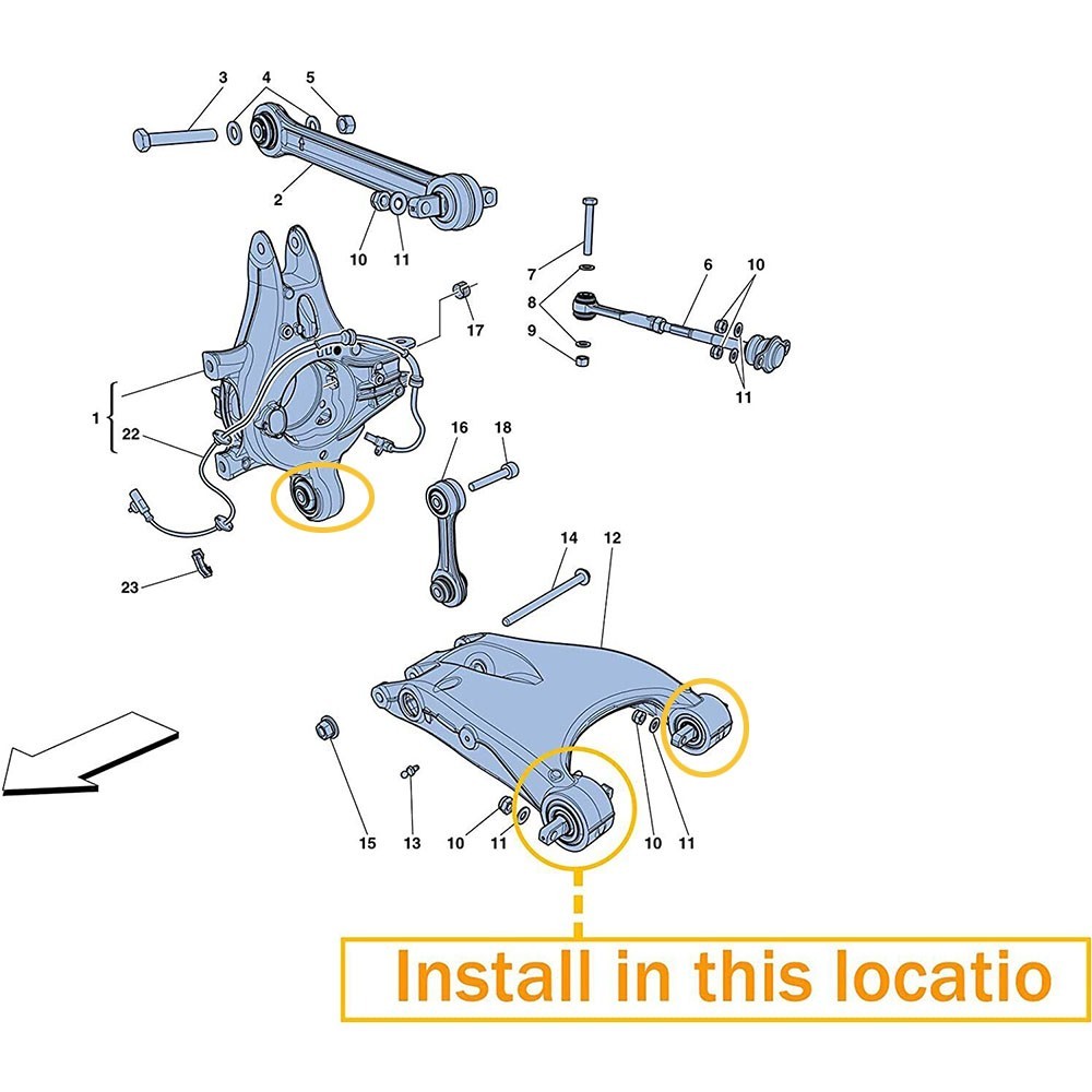 Ferrari FF Tie rod ends Set