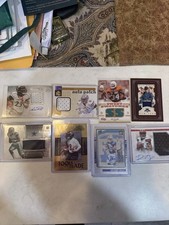 8 Autos, Refractor, Patch And Numbered Football Cards.