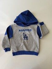 Genuine Merchandise LA Dodgers Pullover Hoodie 18-24M Fleece Blue/Gray