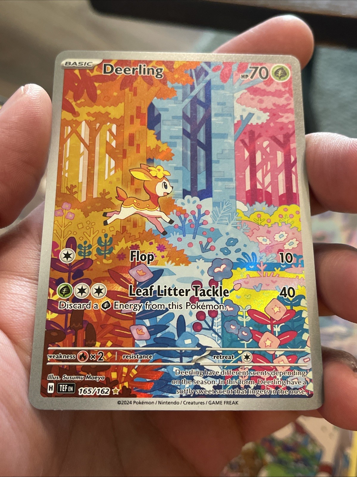deerling pokemon card value Deerling 2024 Scarlet & Violet: Temporal Forces #165/162 Illustration Rare  Price Guide