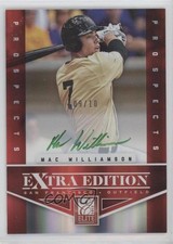 2012 Elite Extra Edition 9/10 Mac Williamson #179 Auto 0re5