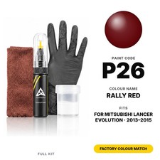 Touch Up Paint For Mitsubishi Lancer Evolution P26 Rally Red Full Kit Chip Pen Touch Up Paint For Mitsubishi Lancer Evolution P26 Rally Red Full Kit Chip Pen