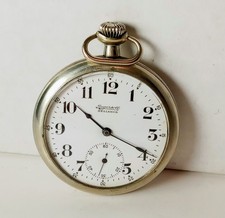 Antique Ingersoll Reliance 7 Jewel Pocket Watch No.272223 Working Condition