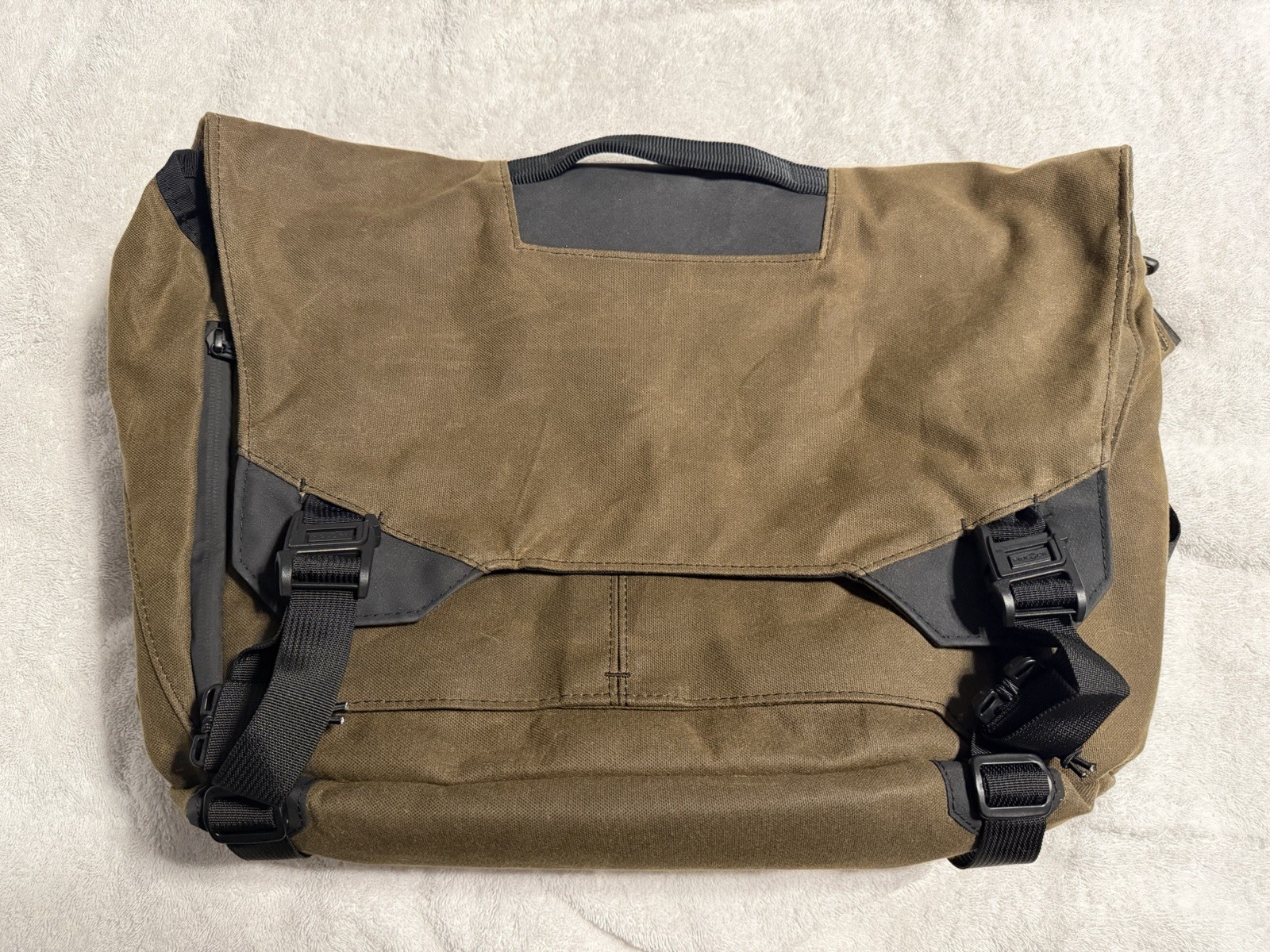 Triple Aught Design Parallax Messenger Bag - Dark Oak Waxed Canvas - TAD