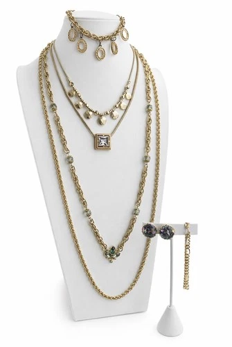 Vintage Costume Jewelry Goldtone Lot 7 Signed Pieces