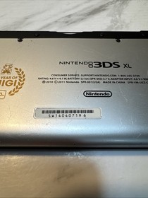Nintendo 3DS XL Mario & Luigi Dream Team Silver Handheld System Tested Working