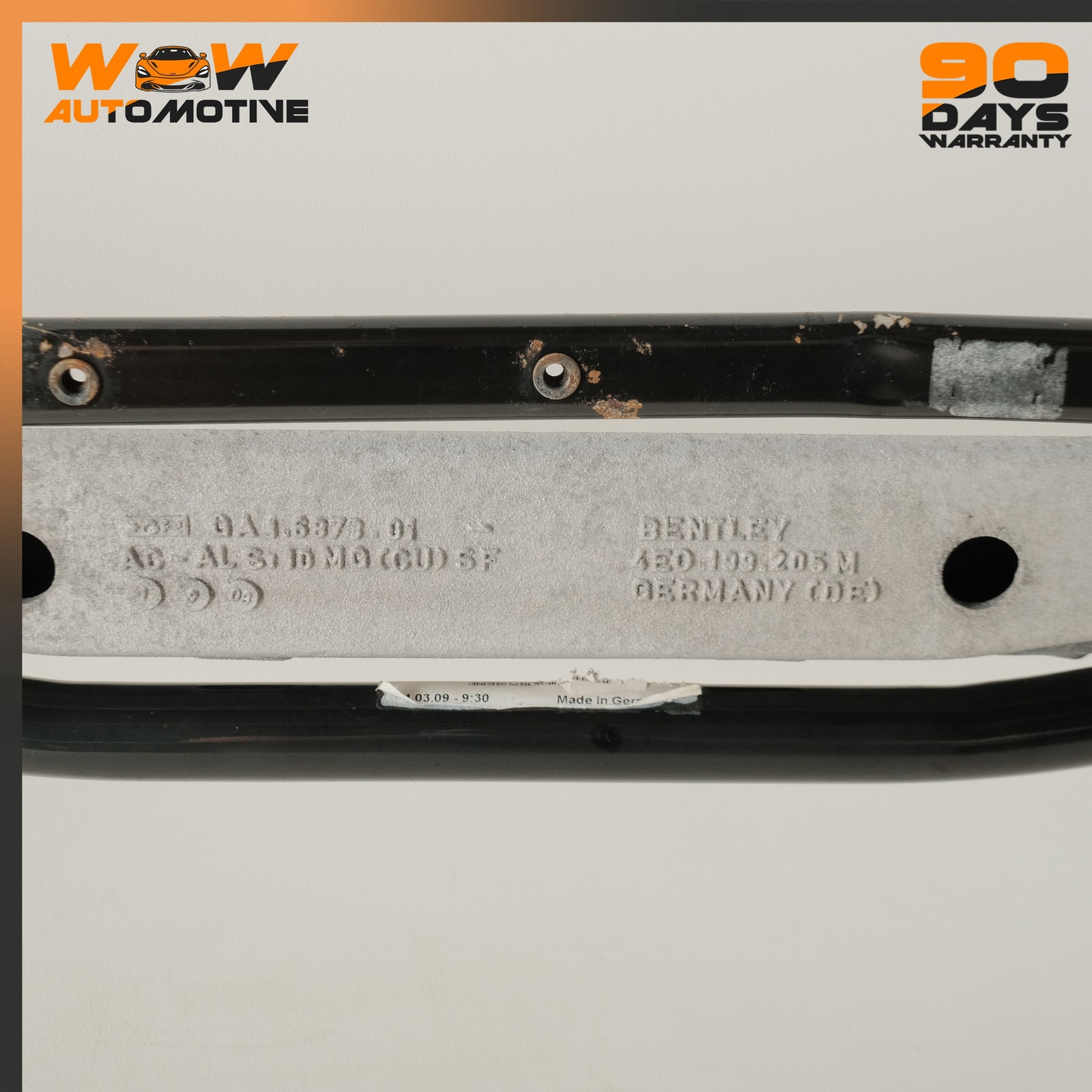 04-19 BENTLEY CONTINENTAL SUPERSPORTS FRONT CROSSMEMBER MOUNT BRACKET OEM