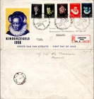 NETHERLANDS FDC 1956  KINDERZEGELS    (A7/39)
