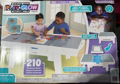 New Kidkraft Building Bricks Play N Glow Activity Table - Last few left.