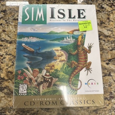 Sim Isle 1995 - German- PC/MS-DOS CD-ROM-BIG BOX - Brand NEW / NEU ...