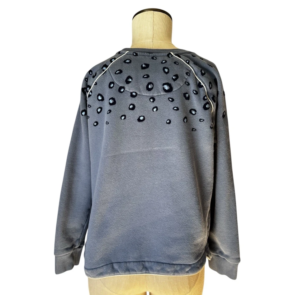 Sudadera Mini Boden Niñas Cuello Redondo Estampado Animal Azul Cielo Talla 13/14Y Foto 2 de 4