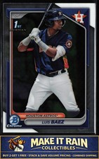 Luis Baez 1st 2024 Bowman Chrome Prospects #BCP-66 Houston Astros
