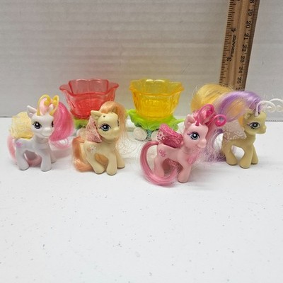 G3 My Little Pony Lot BREEZIES PARADE & Petal Cars - Fluffaluff Tumbletop Silly