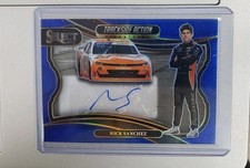 2025 Panini Select Racing Nascar Nick Sanchez Blue Prizm Auto #89/99