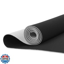 Kefly Black Mesh Headliner Fabric 96" L  60" W with Foam Backing, Auto Inter