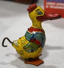 NICE VINTAGE J. CHEIN  1940'S TIN LITHO WIND UP #151 SAILOR DUCK