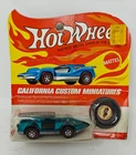 Vintage 1970 Hot Wheels Toys Red Line Aqua Rocket Bye Baby Car NOC