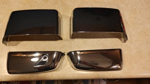 OEM Chrome Tow Mirror Caps for 2016-2019 GMC Sierra/Chevrolet Silverado