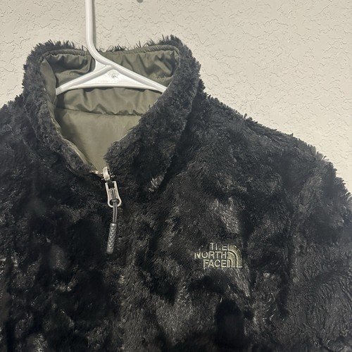 The North Face Mossbud Insulated Reversible Jacket Womens Size Small Green Black - Picture 11 of 15