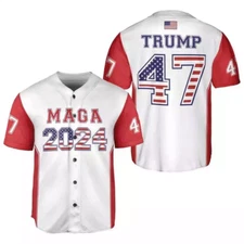 Trump 47 MAGA Trump 2025 Make America Great 3D Baseball Jersey Shirt Best Price