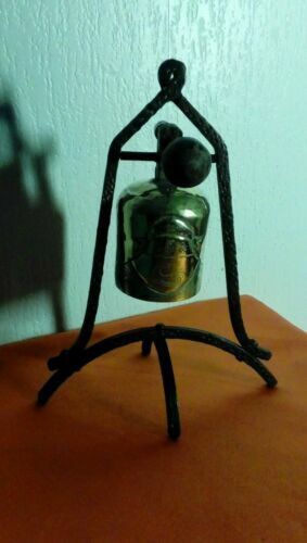 ANCIENNE CLOCHE A Vache Metal Avec Collier Et Boucle 10 Cm EUR 10,00 - FR