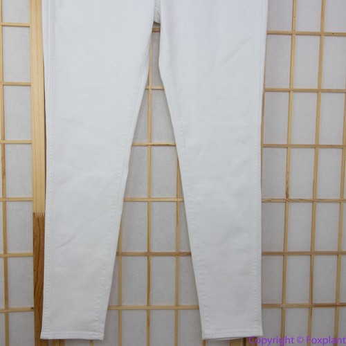NEW Madewell 10" High-Rise Skinny Jeans in Pure White, 32 - Imagen 5 de 12