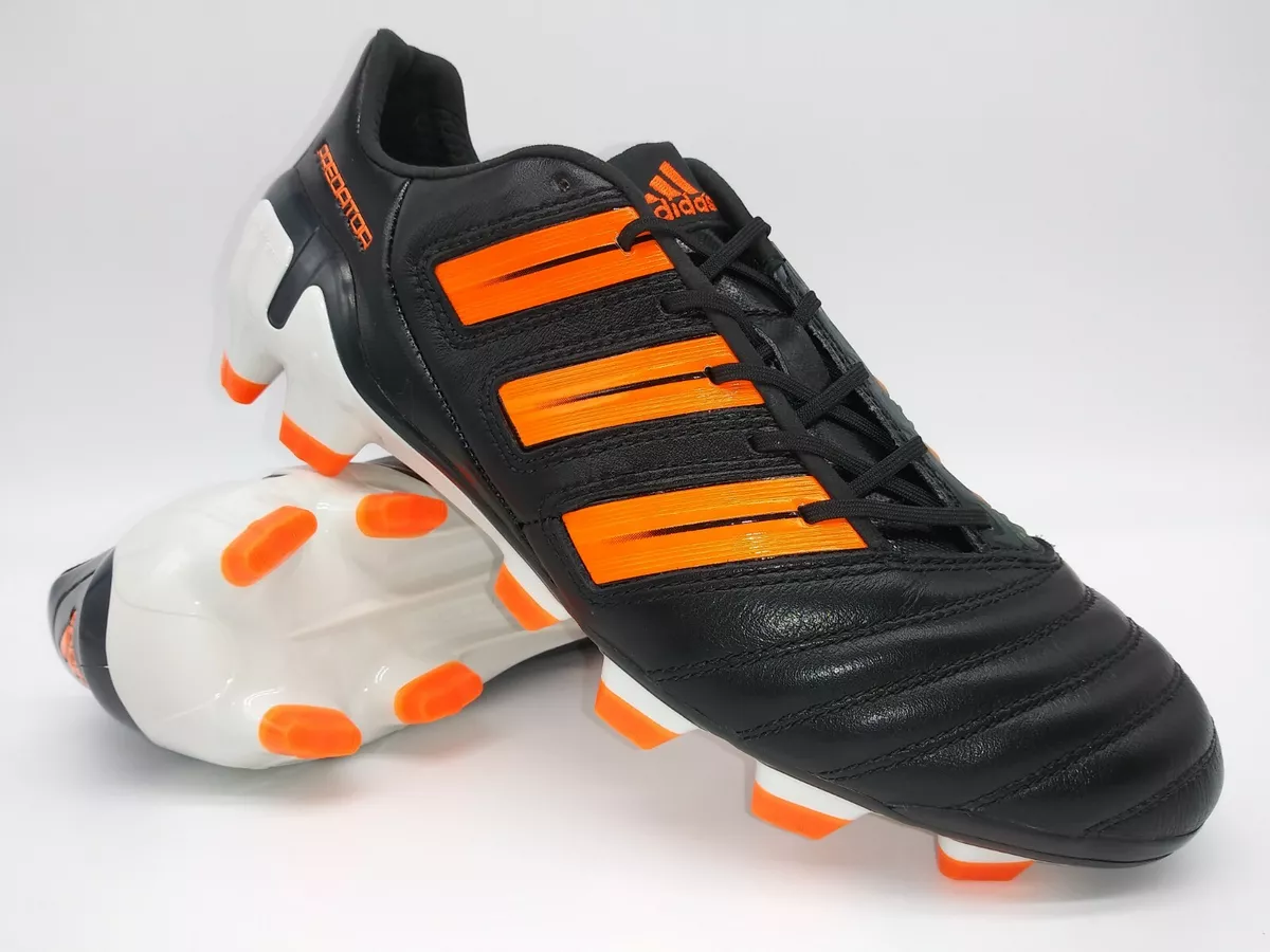 Ventilar Consulta Consejos Adidas Mens Rare adipower Predator TRX FG V23524 Black Orange Soccer Cleats  | eBay