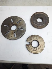 3 Lathe Face Plates for South Bend 10" Lathes Maybe Fit Others 