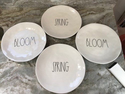 Dinner Or Salad Plates, Bowls Set Of 4 Different Designs Rae Dunn Melamine New - Picture 160 of 182