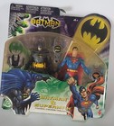 DC COMICS BATMAN & SUPERMAN ACTION FIGURES SET ACCESSORIES 2003 MATTEL NEW
