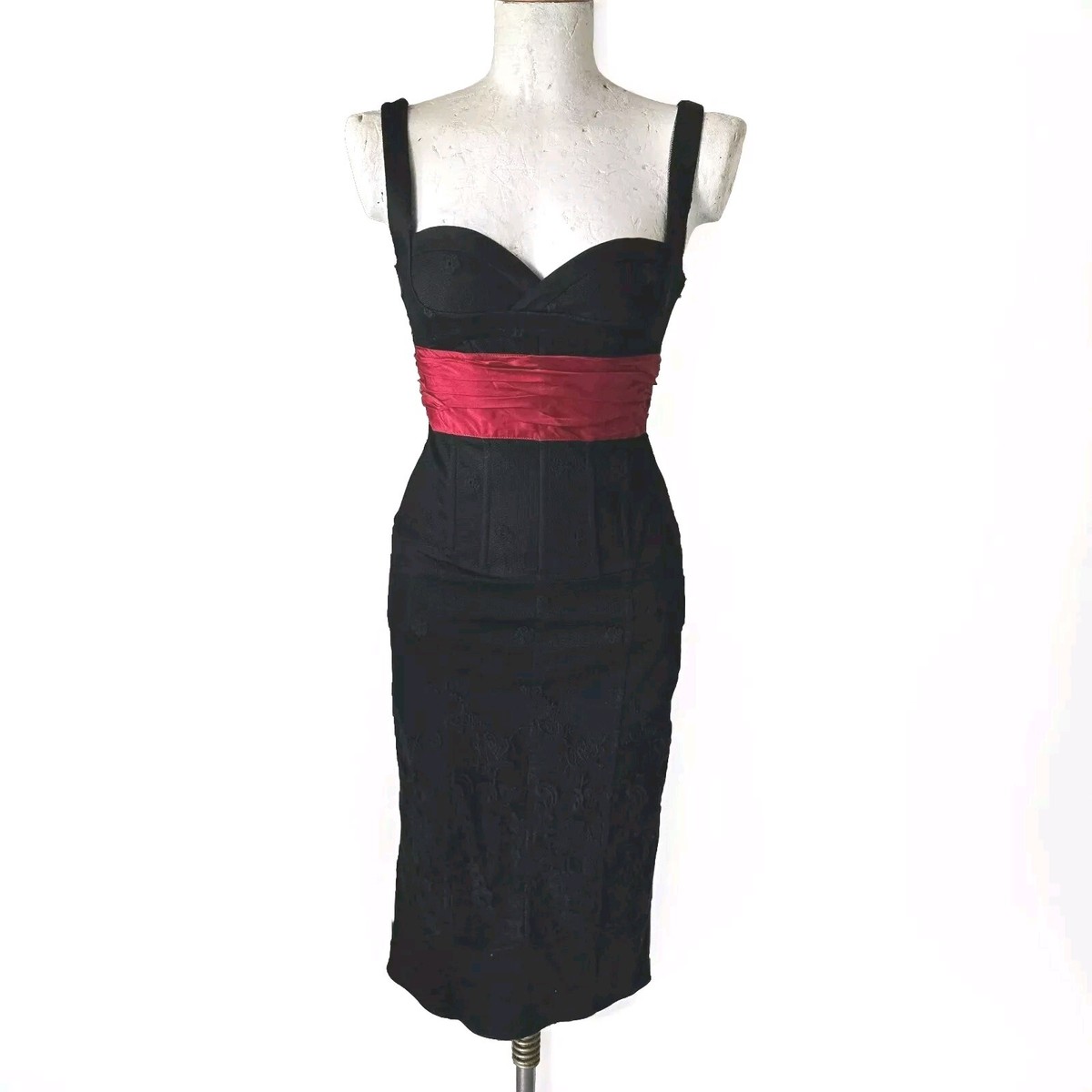 Karen Millen England Pencil Dress Amy Winehouse Style Size 4