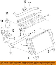 GM OEM 93-19 Camaro Radiator Components-Radiator Lower Insulator 10188023