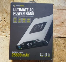 🌟🎈 GOAL ZERO Ultimate AC Power Bank Sherpa 100AC 4th Gen 25600 Charger 22200