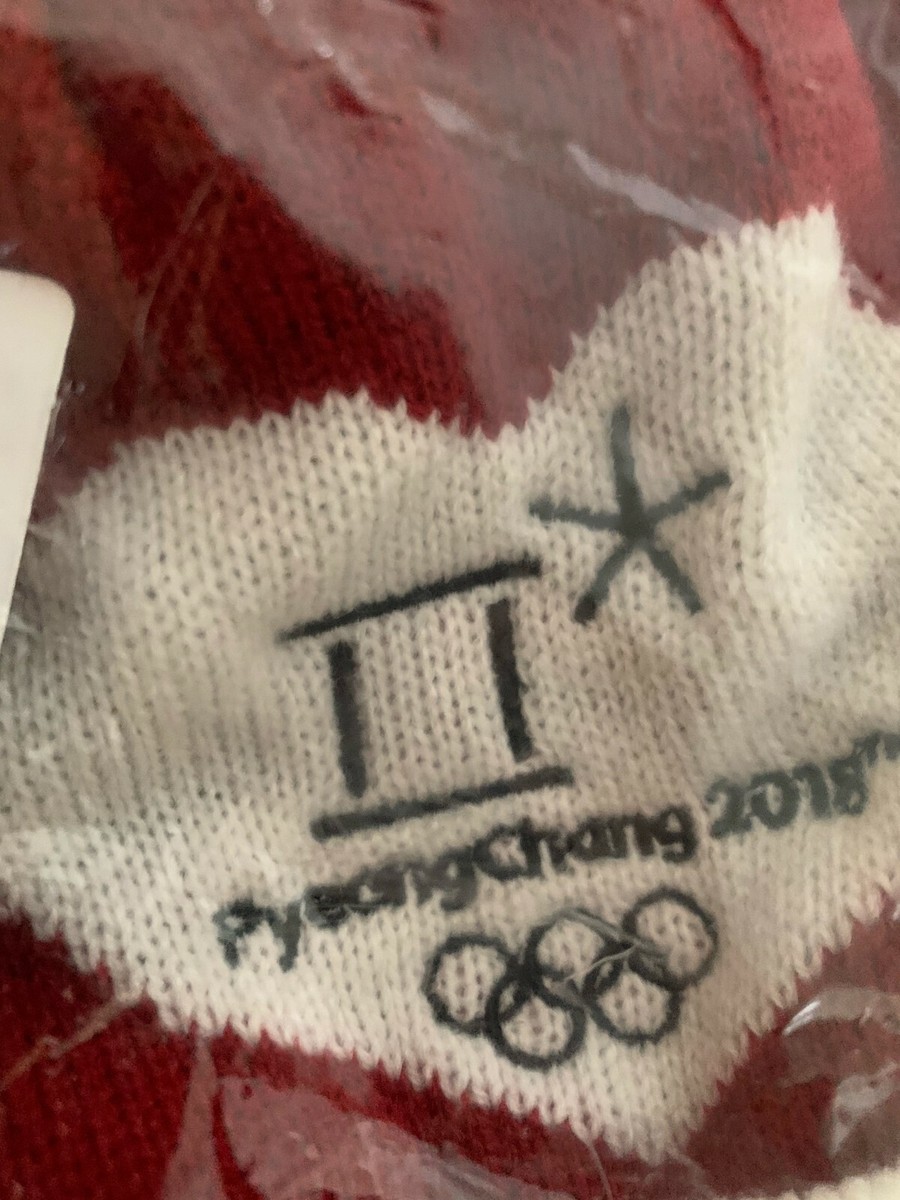 NWT Red Winter Olympics PyeongChang 2018 Knit Hat One Size PyeongChang 2018 Winter Olympics Red Beanie Hat NWT | eBay main image 3