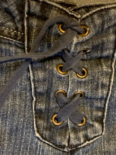 Pantalones de mezclilla acampanados y calce bajo Y2K vintage L.e.i Ashley para mujer 11 - Imagen 4 de 14