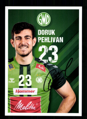 Doruk Pehlivan  GWD Minden Autogrammkarte Original Signiert Handball +A 230972