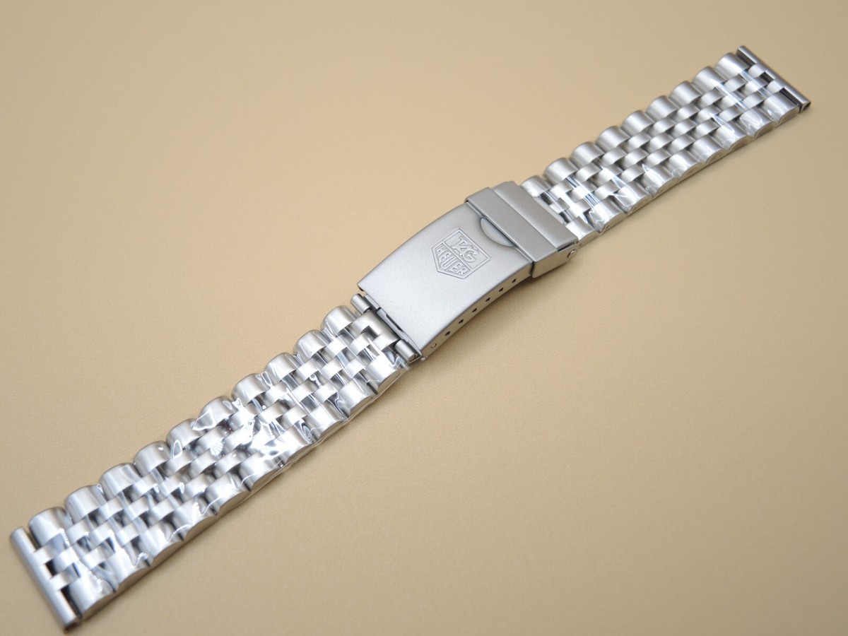 NEW 18MM STAINLESS JUBILEE BRACELET SOLID LINKS TAG HEUER F1