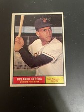 1961 TOPPS ORLANDO CEPEDA #435  Vgex